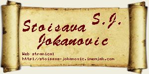 Stoisava Jokanović vizit kartica